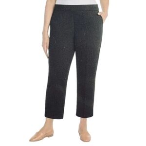 Hilary Radley Ladies' Pull On Crepe Pants, Stretch, Black, XXL, NWT